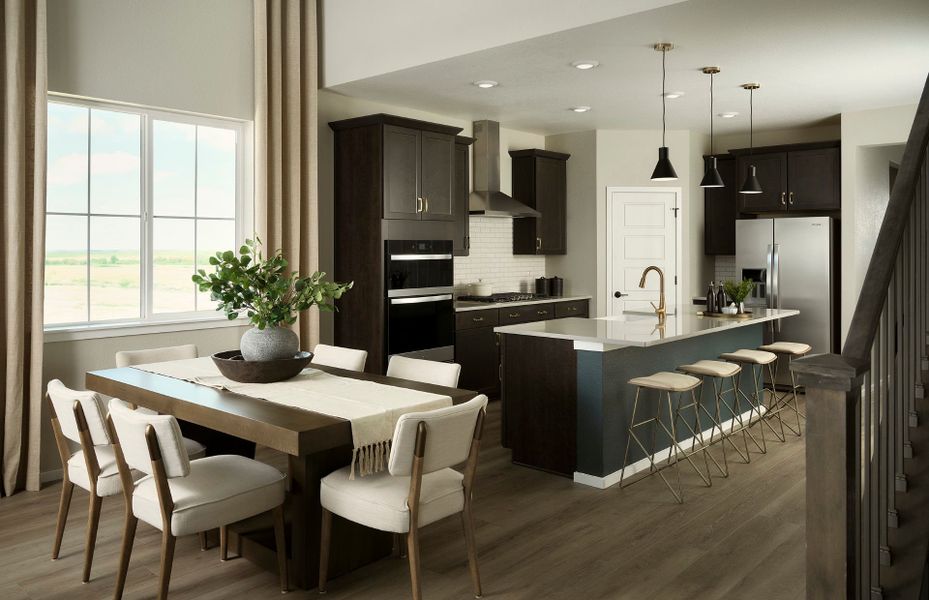 Representative furnished interior of a home built from the Firwood by Pulte Homes in Cordovan, Longmont (Image 8).