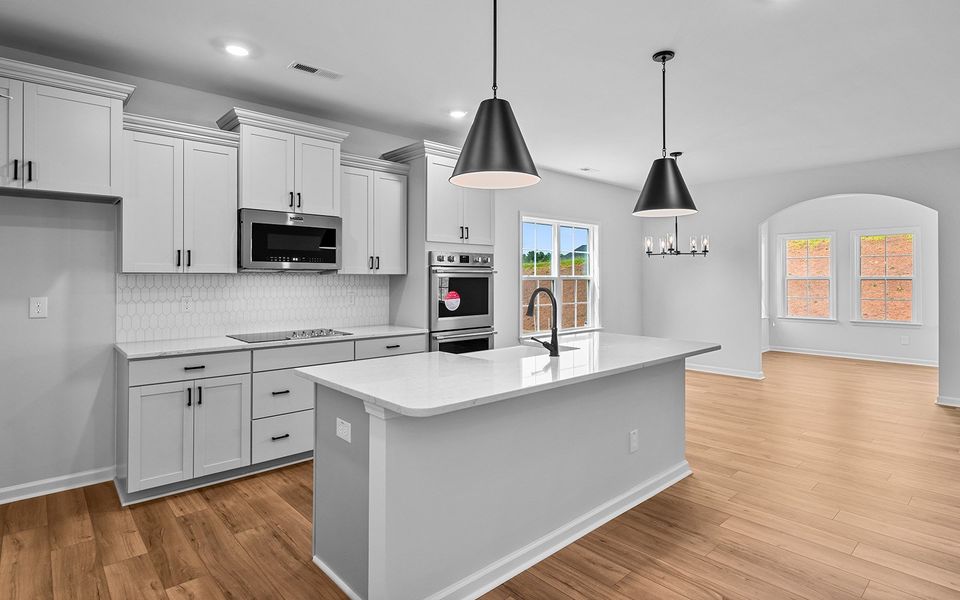 Furnished interior view inside a new home in Brooke Hill, Lewisville (Image 11). Furnished interior view inside a new home in Brooke Hill, Lewisville (Image 11).