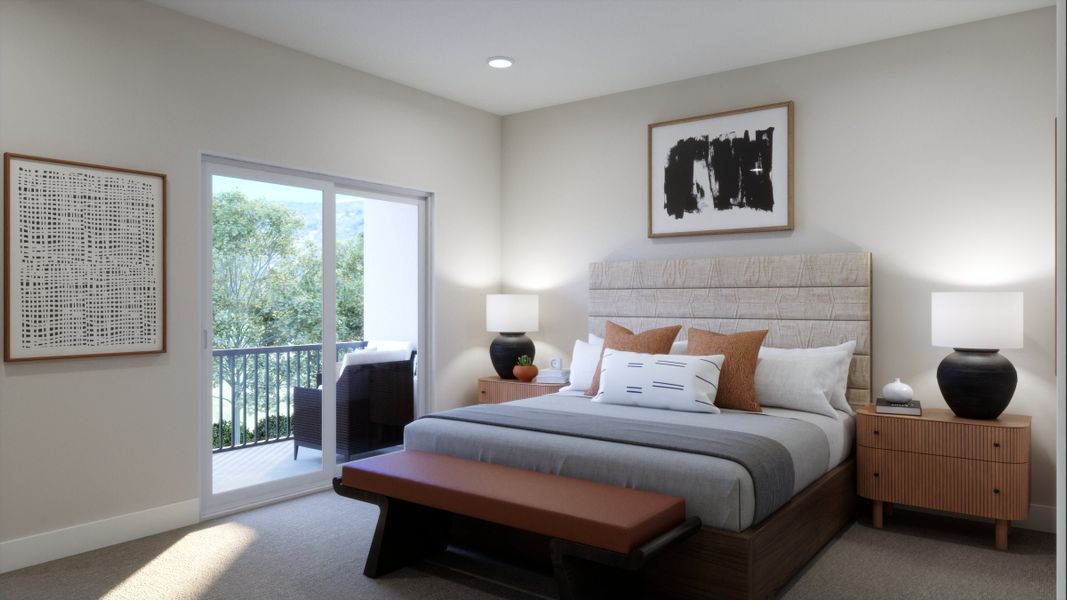 Representative furnished interior of a home built from the B - End by Trumark Homes in Erie Highlands, Erie (Image 9).