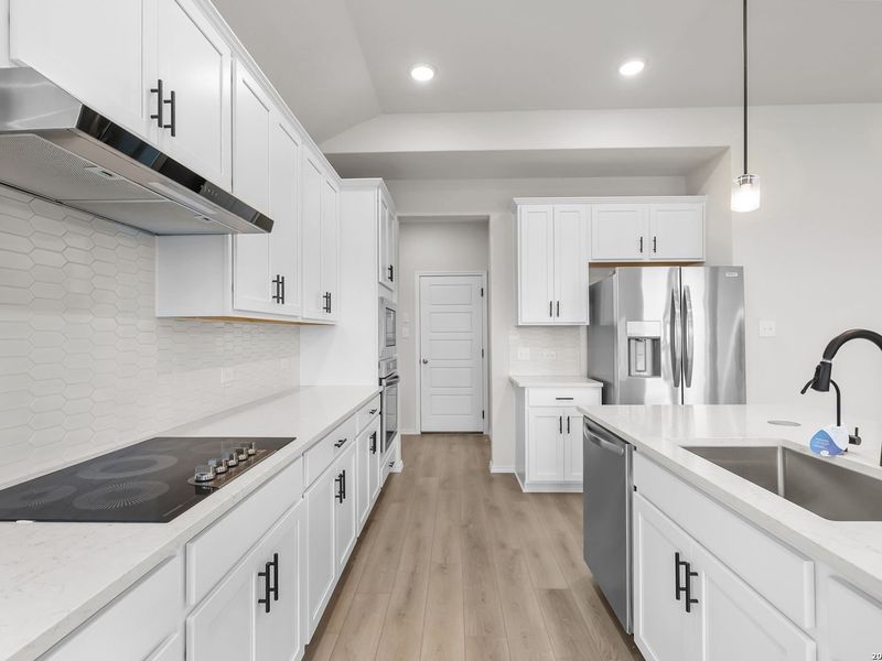 Furnished interior view inside a new home in Royal Crest, San Antonio (Image 10). Furnished interior view inside a new home in Royal Crest, San Antonio (Image 10).