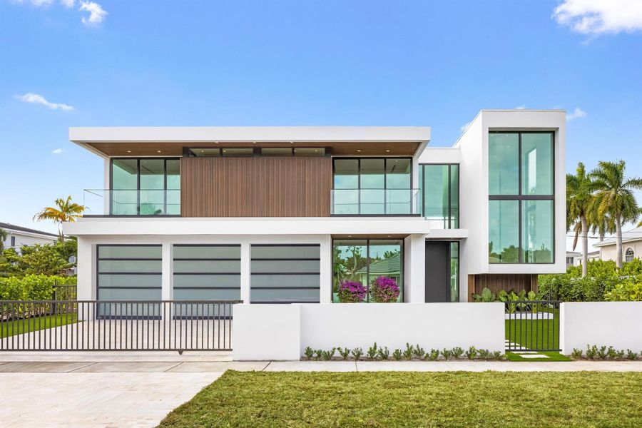 Front exterior of a new home in , Boca Raton, FL, highlighting curb appeal (Image 29).