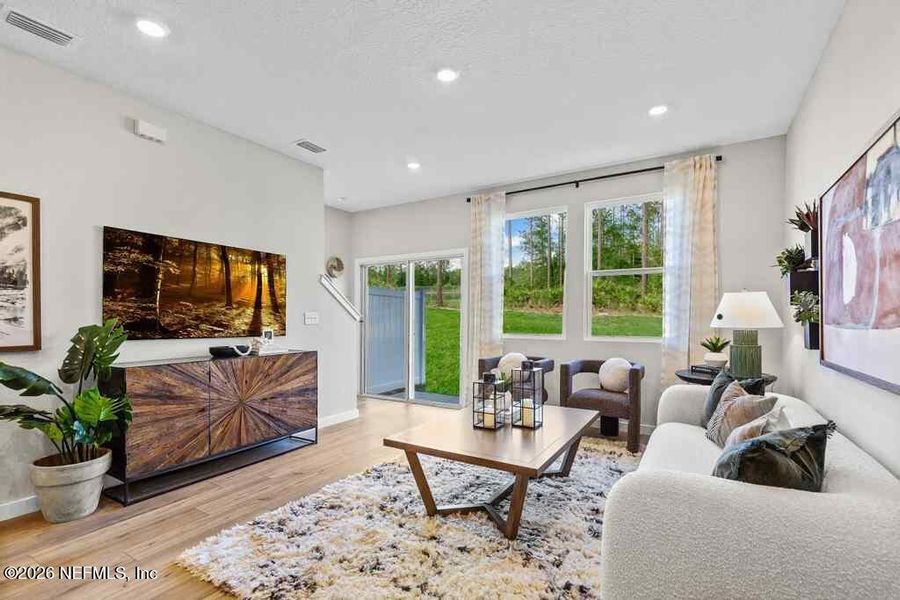 Furnished interior view inside a new home in , Jacksonville (Image 8).