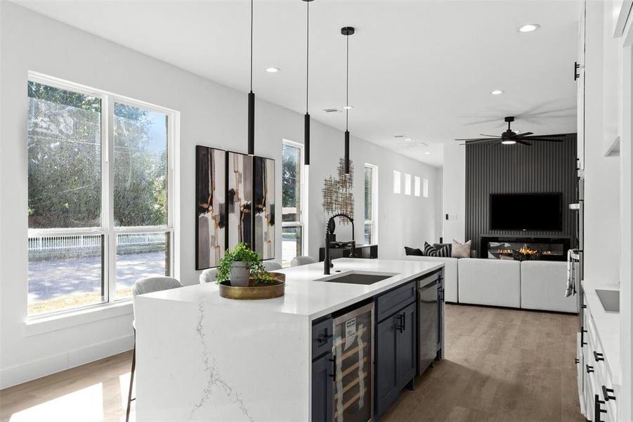 Furnished interior view inside a new home in , Irving (Image 18).