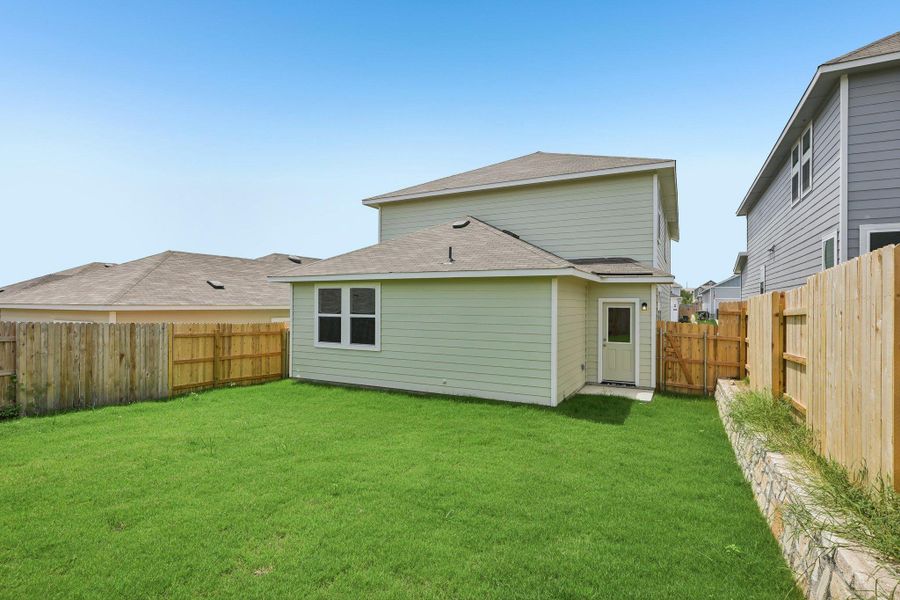 Exterior details and patio area of a home in Edgebrooke, Pflugerville (Image 19). Exterior details and patio area of a home in Edgebrooke, Pflugerville (Image 19).