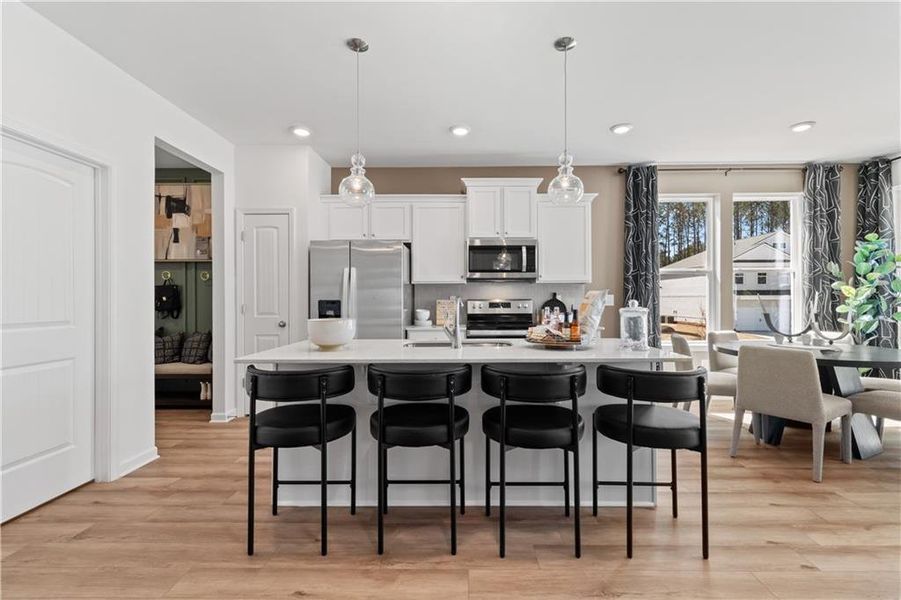 Furnished interior view inside a new home in Bowers Farm, McDonough (Image 25).