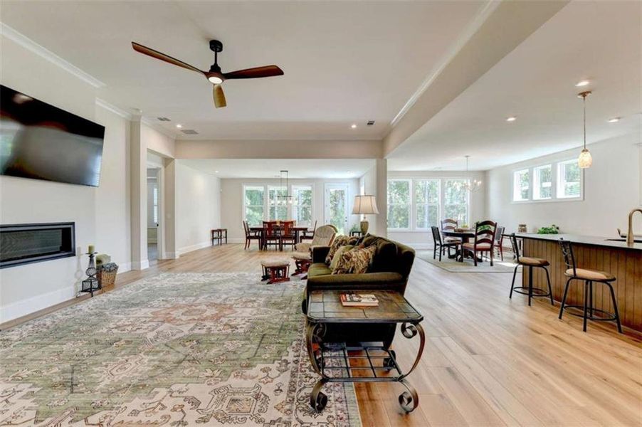 Furnished interior view inside a new home in , Hoschton (Image 10).