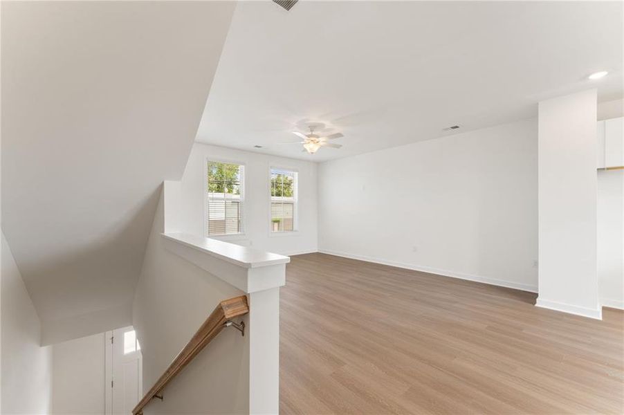 Spacious, unfurnished interior of a new home in Array, Atlanta (Image 17). Spacious, unfurnished interior of a new home in Array, Atlanta (Image 17).