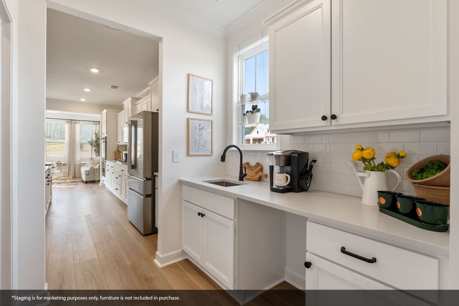 Furnished interior view inside a new home in Foxhall Landing, Easley (Image 18). Furnished interior view inside a new home in Foxhall Landing, Easley (Image 18).