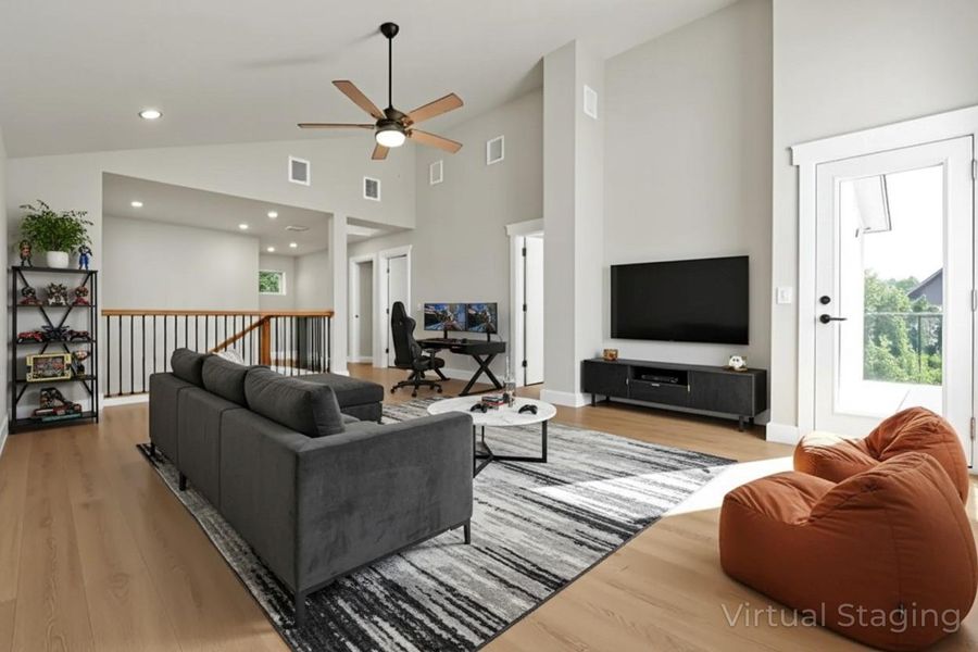 Game Room -Virtually Staged