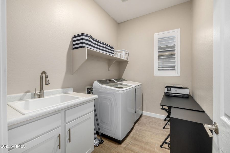 Laundry Room with Sink