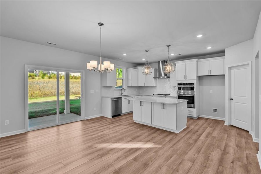 Furnished interior view inside a new home in Rogers Spring, Graham (Image 7).