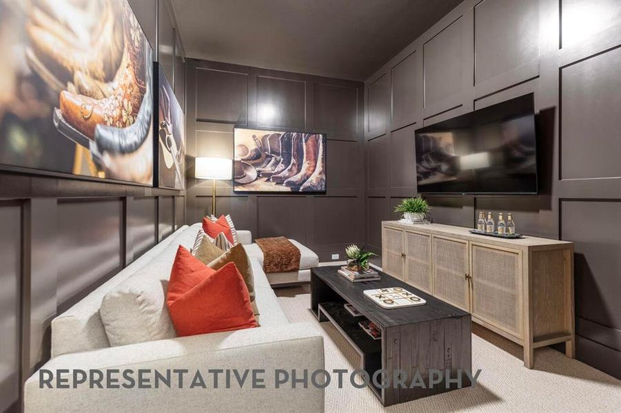 Furnished interior view inside a new home in Sonoma Verde, McLendon-Chisholm (Image 11).