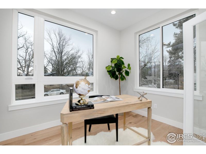 Executive Office with tons of natural light and views of course!