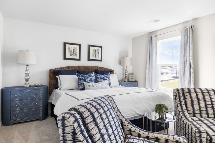 Representative furnished interior of a home built from the GALEN by D.R. Horton in The Pines at New Hampstead, Savannah (Image 28).