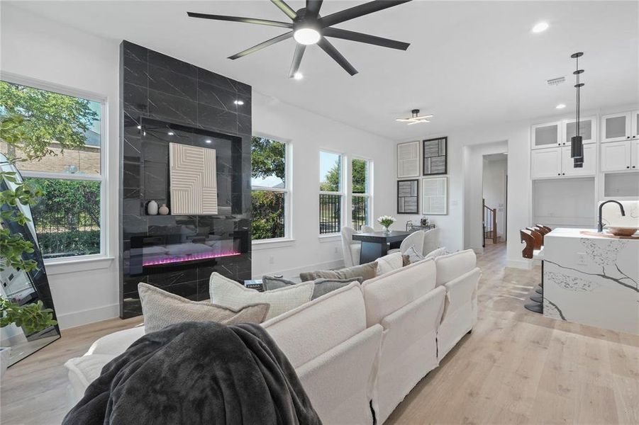 Furnished interior view inside a new home in , Arlington (Image 8).