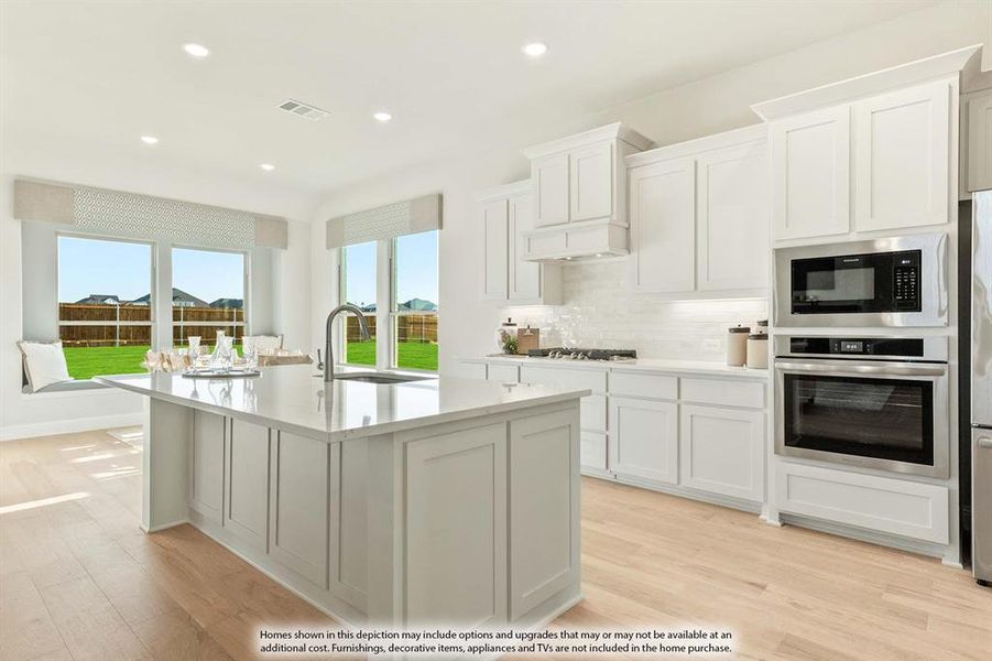 Furnished interior view inside a new home in Sunrise at Garden Valley, Waxahachie (Image 12).