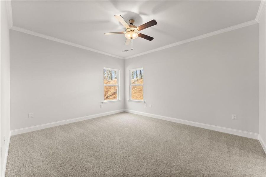 Spacious, unfurnished interior of a new home in Thunder Ridge, Dawsonville (Image 15). Spacious, unfurnished interior of a new home in Thunder Ridge, Dawsonville (Image 15).