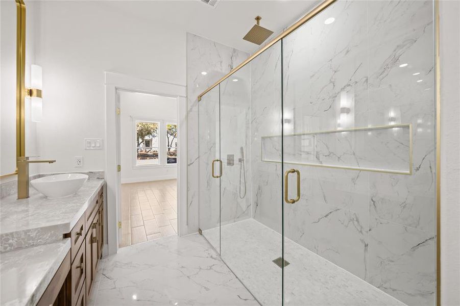 Furnished interior view inside a new home in , Fort Worth (Image 11).