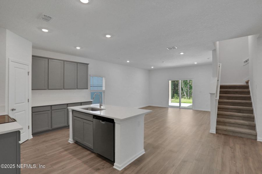 Furnished interior view inside a new home in Bellbrooke, Jacksonville (Image 5). Furnished interior view inside a new home in Bellbrooke, Jacksonville (Image 5).