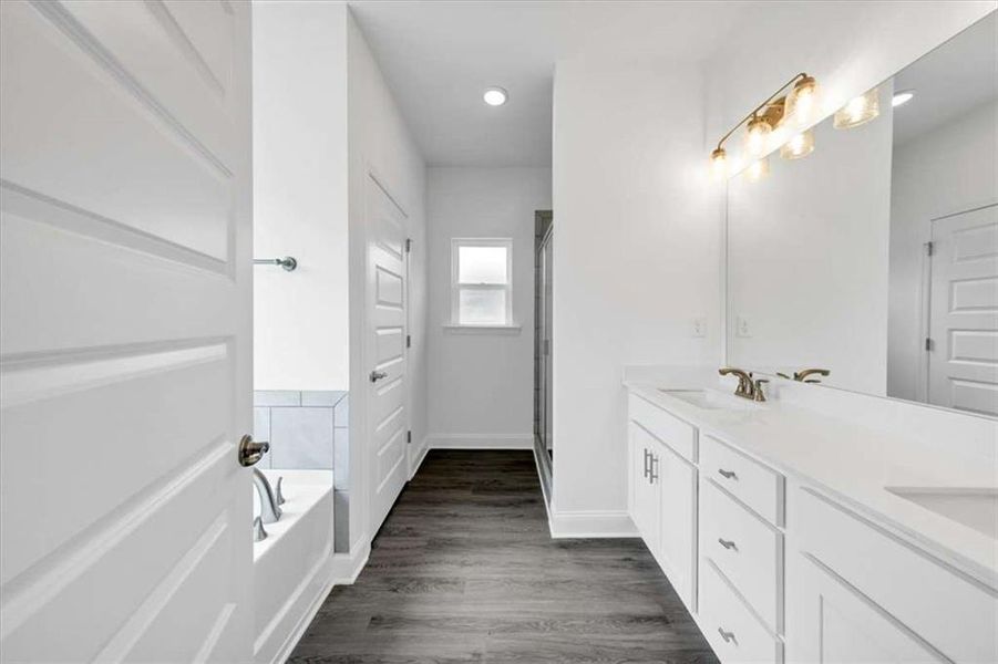 Furnished interior view inside a new home in Park Place, Bowdon (Image 11).