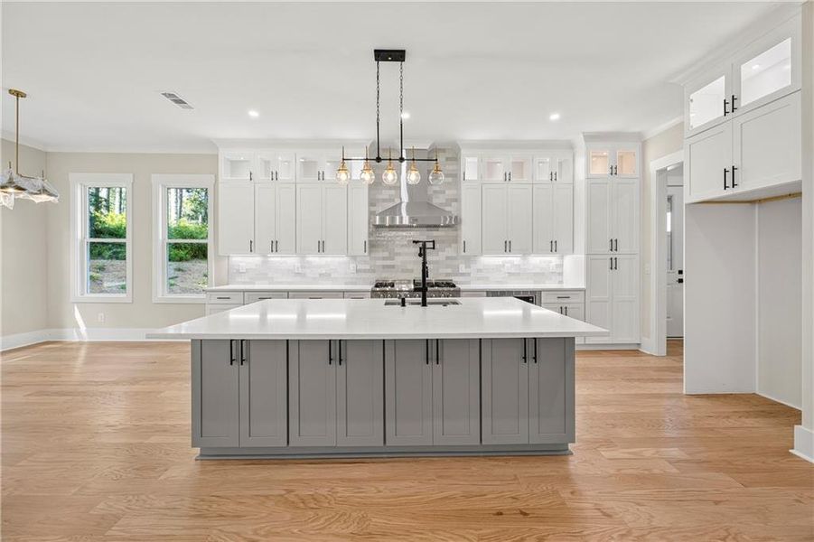 Furnished interior view inside a new home in , Marietta (Image 50).
