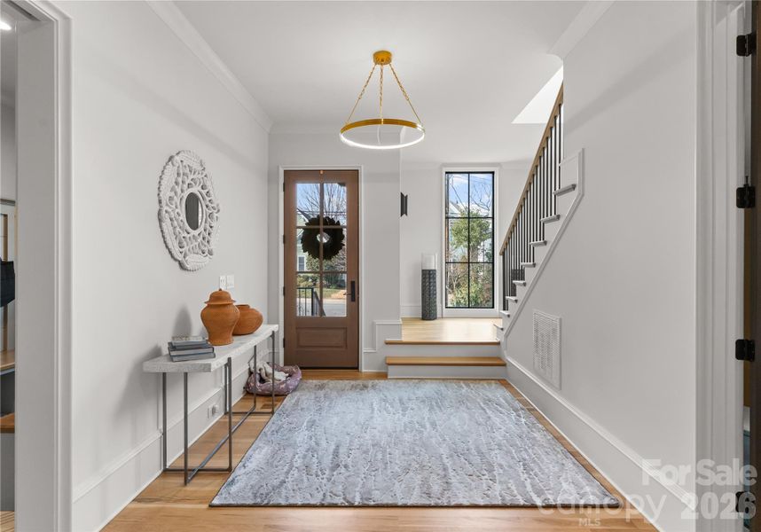 Furnished interior view inside a new home in , Charlotte (Image 8).