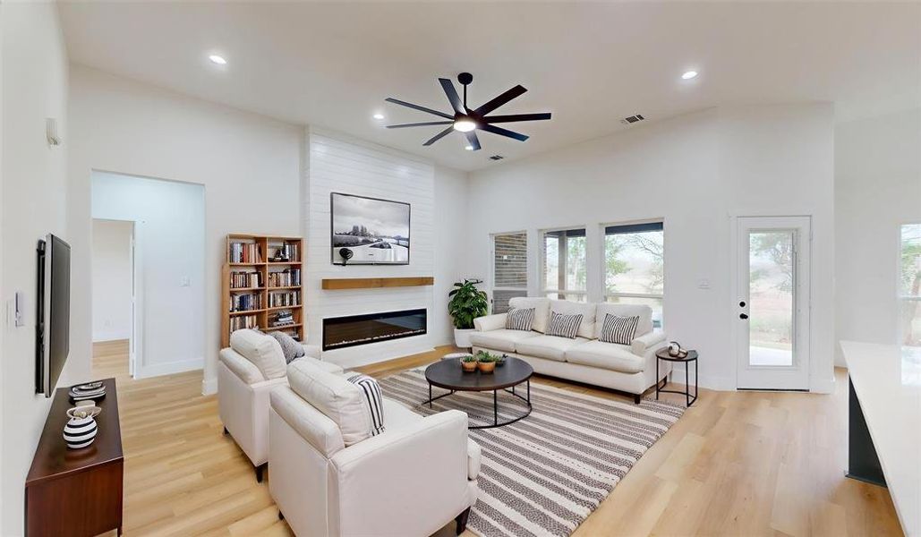Furnished interior view inside a new home in , Greenville (Image 8).