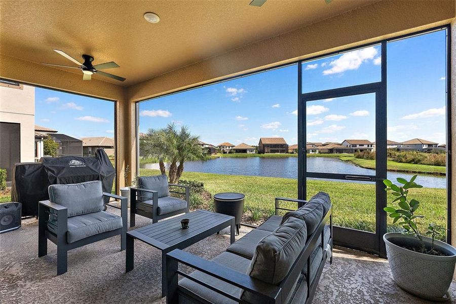 Exterior details and patio area of a home in , Parrish (Image 3).