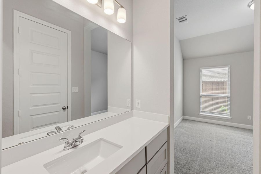 Furnished interior view inside a new home in Riceland, Mont Belvieu (Image 32).