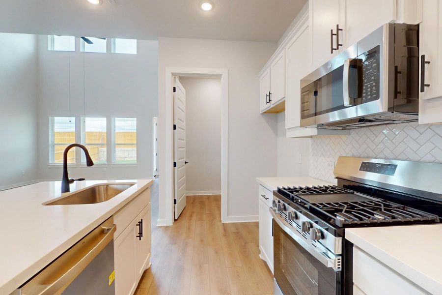 Furnished interior view inside a new home in Cascades at Onion Creek, Austin (Image 12).