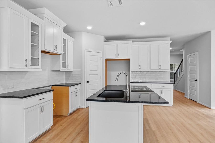 Furnished interior view inside a new home in Park at Eldridge, Sugar Land (Image 17). Furnished interior view inside a new home in Park at Eldridge, Sugar Land (Image 17).