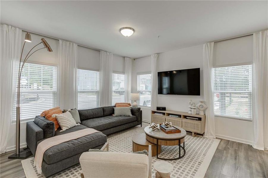 Furnished interior view inside a new home in Laurelwood, Douglasville (Image 9).