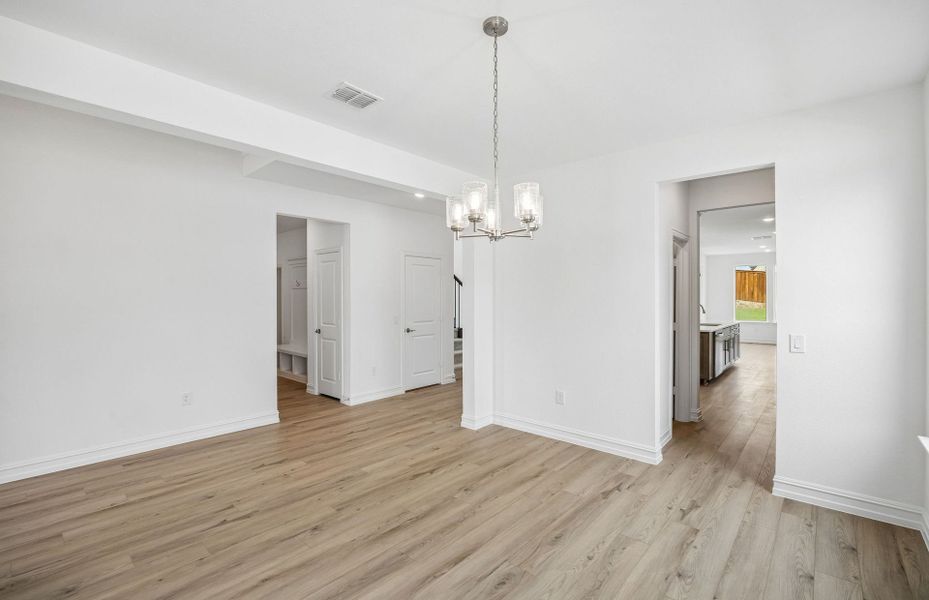 Spacious, unfurnished interior of a new home in Wilson Creek Meadows, Celina (Image 17). Spacious, unfurnished interior of a new home in Wilson Creek Meadows, Celina (Image 17).