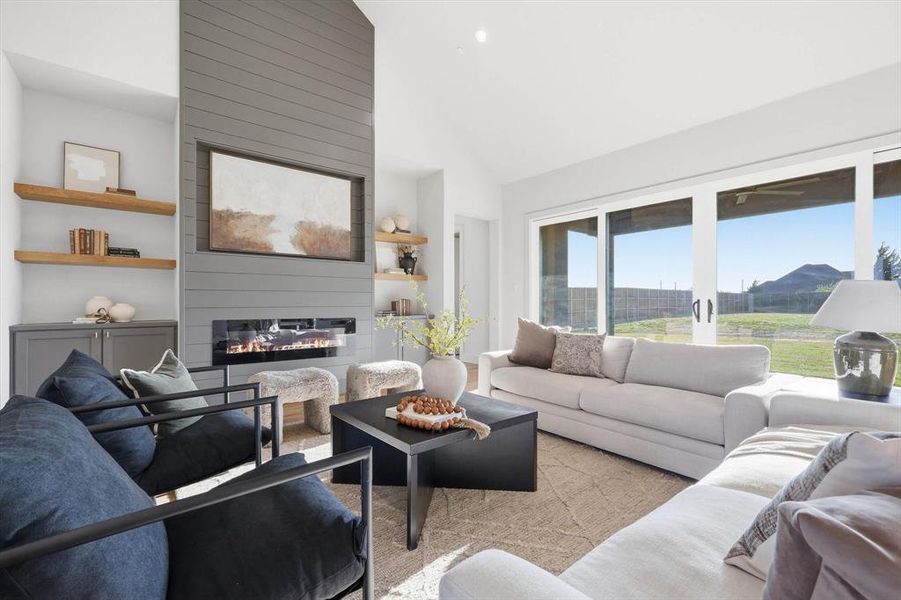 Furnished interior view inside a new home in , Red Oak (Image 10).