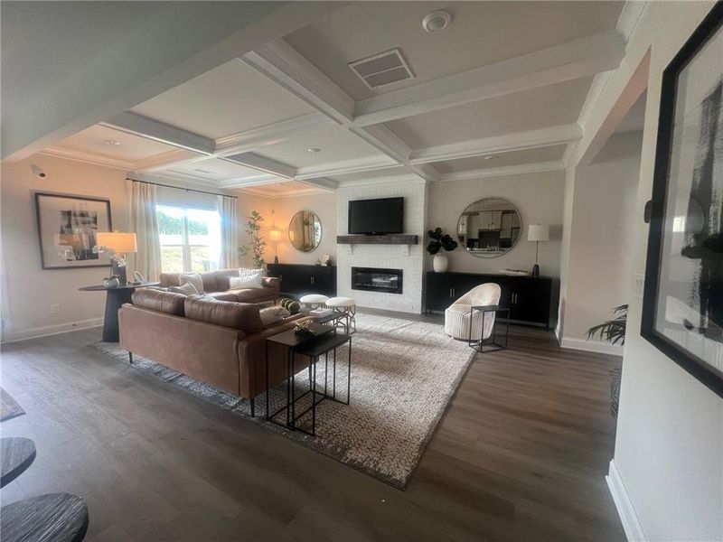 Furnished interior view inside a new home in Crofton Place Enclave, Snellville (Image 5).