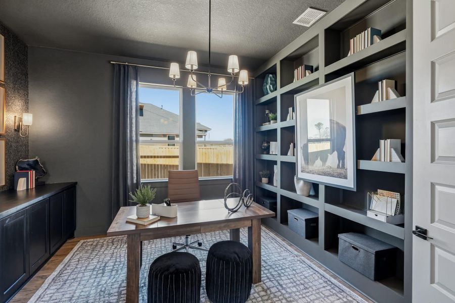 Representative furnished interior of a home built from the Lauren by Chesmar Homes in Alsatian Oaks, Castroville (Image 5).
