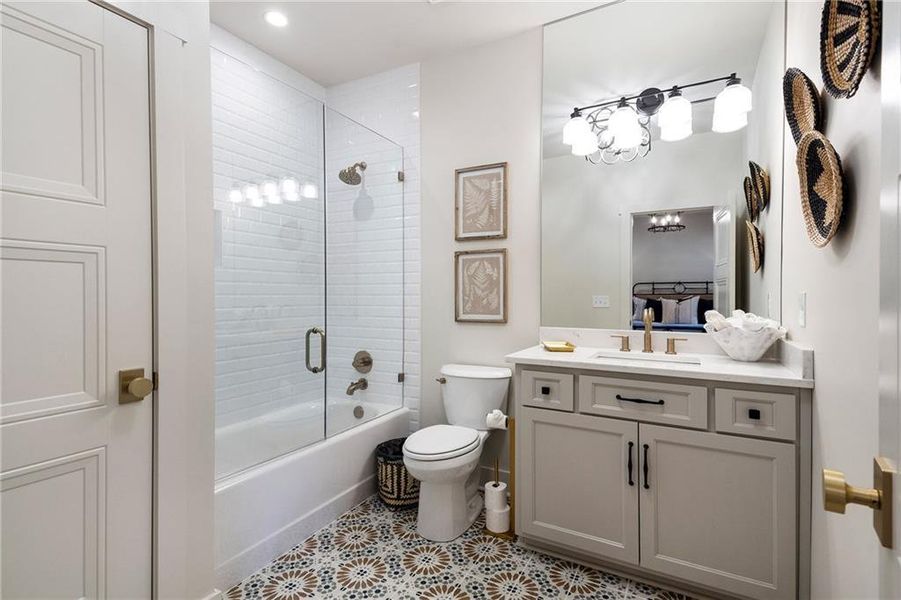 Furnished interior view inside a new home in , Canton (Image 40).