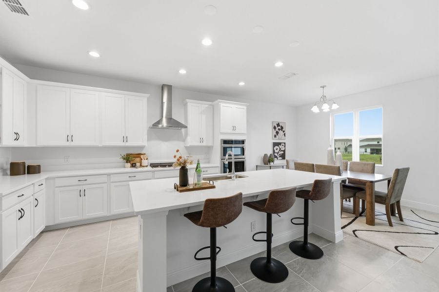 Furnished interior view inside a new home in Park View at the Hills, Minneola (Image 3).