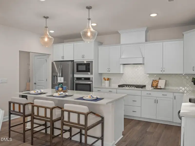 Furnished interior view inside a new home in Sage on North Main, Wake Forest (Image 3).