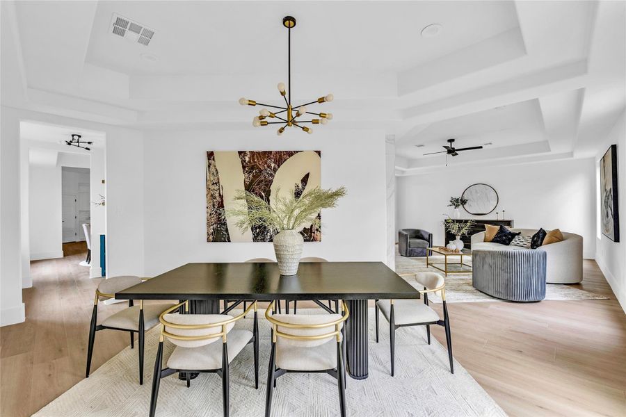 Furnished interior view inside a new home in , Houston (Image 37). Furnished interior view inside a new home in , Houston (Image 37).