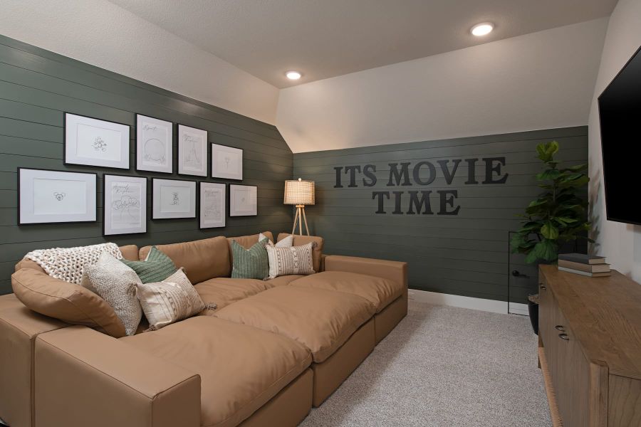 Furnished interior view inside a new home in View at the Reserve, Mansfield (Image 13).