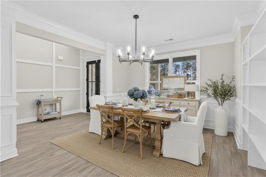 Furnished interior view inside a new home in , Jonesboro (Image 13).