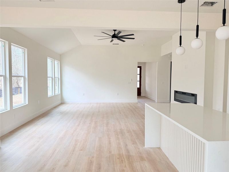 Unfurnished living room current stage of construction