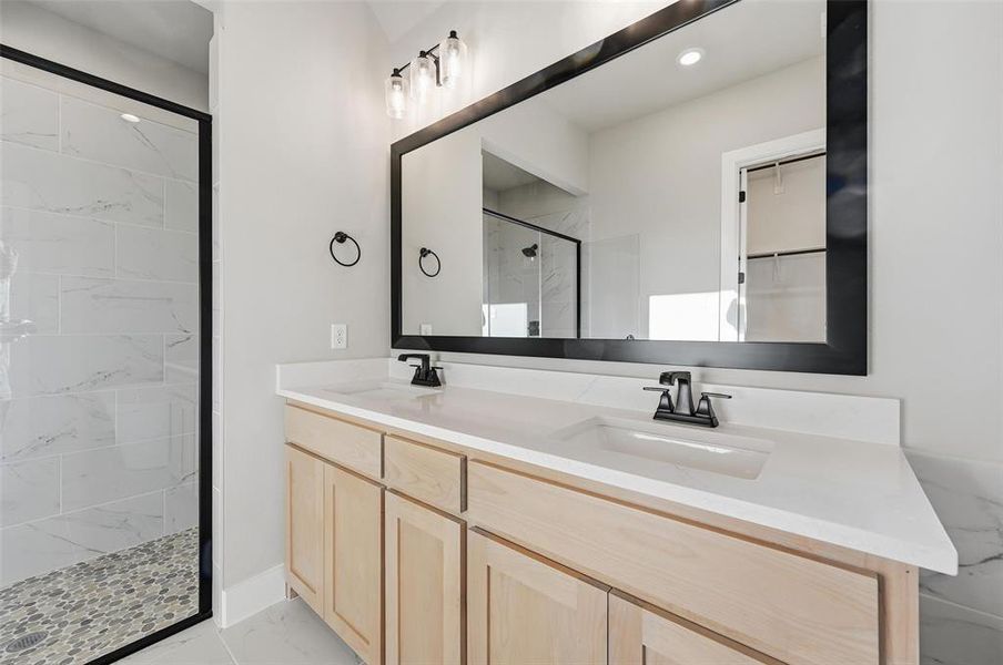 Furnished interior view inside a new home in Coyote Crossing, Godley (Image 9).