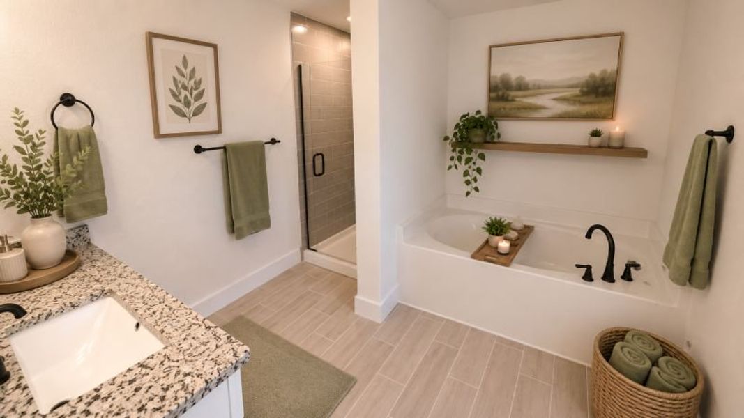 Furnished interior view inside a new home in North Port, North Port (Image 10).