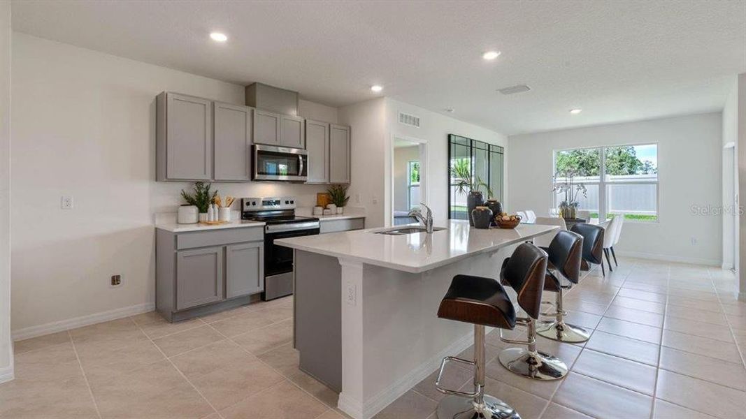 Furnished interior view inside a new home in Villamar, Winter Haven (Image 15).