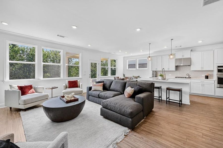 Furnished interior view inside a new home in Bennett Farm, Loganville (Image 14).