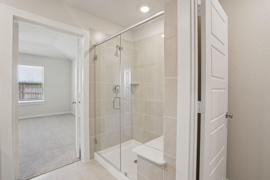 Furnished interior view inside a new home in Pine Lake Cove - Traditional Series, Montgomery (Image 7).