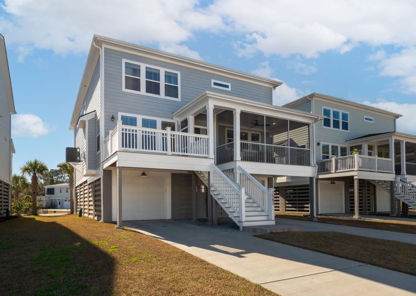 Front exterior of a new home in , Mount Pleasant, SC, highlighting curb appeal (Image 31).
