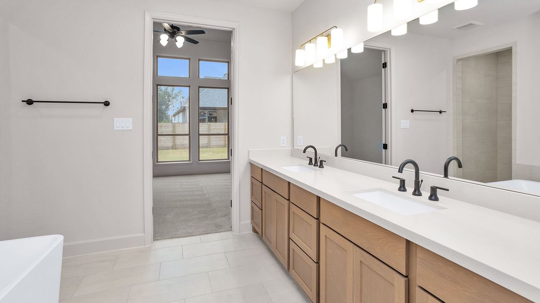 Furnished interior view inside a new home in Two Step Farm, Montgomery (Image 14).